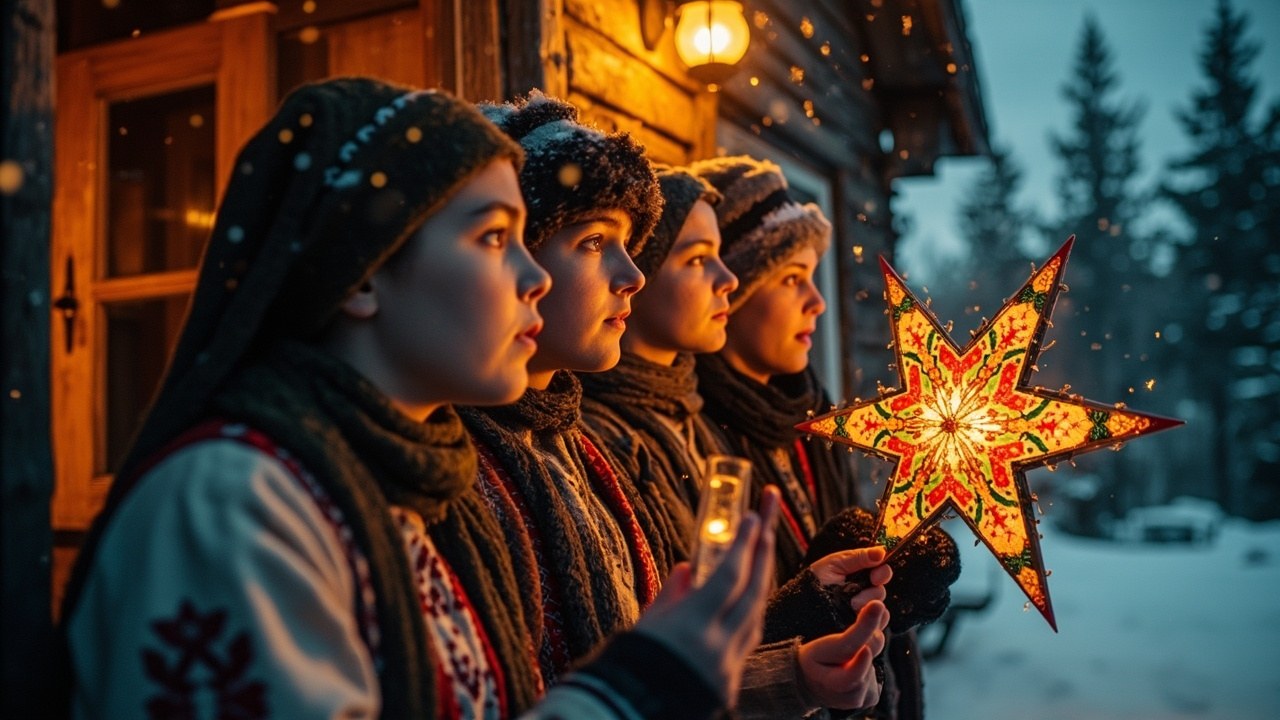 Колядка Добрий вечір: текст, історія та традиції