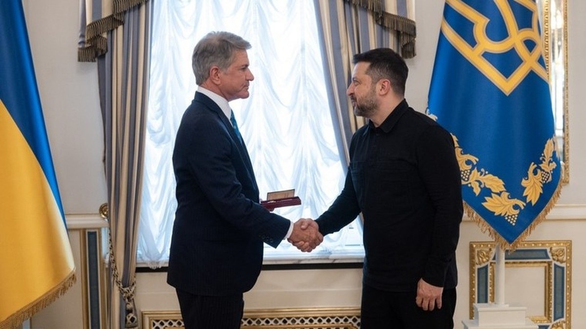 Зустріч Президента України Володимира Зеленського з конгресменом Майклом МакКолом у Києві 10 липня 2026 року