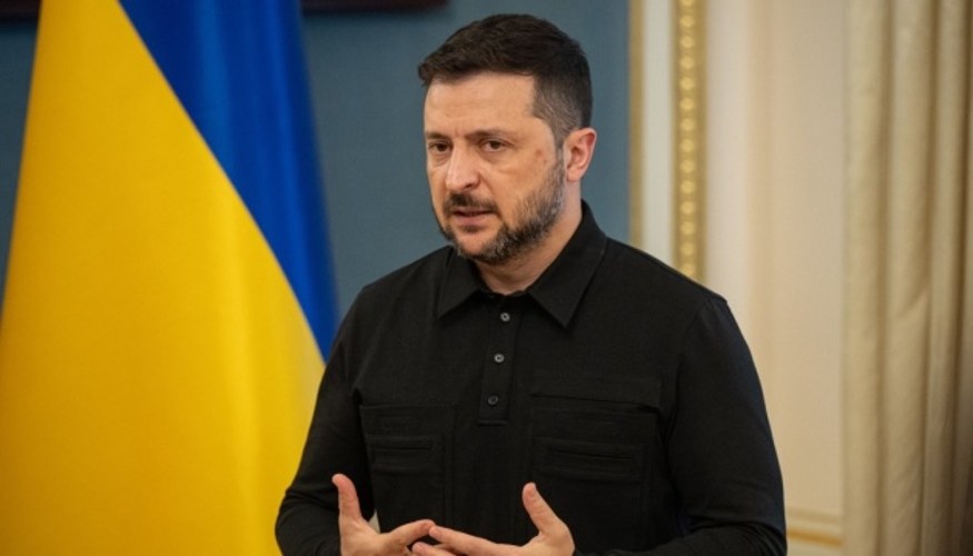 Президент Володимир Зеленський під час саміту «Україна – Південно-Східна Європа» у Києві