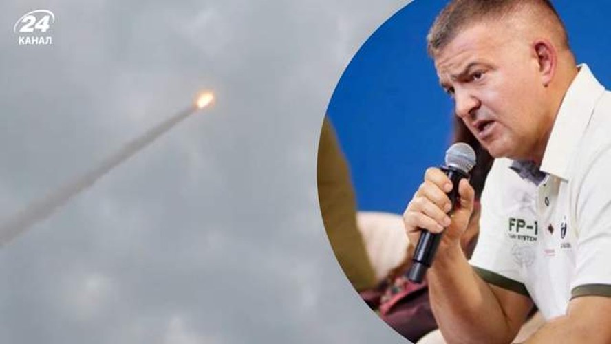Запуск однієї з українських ракет