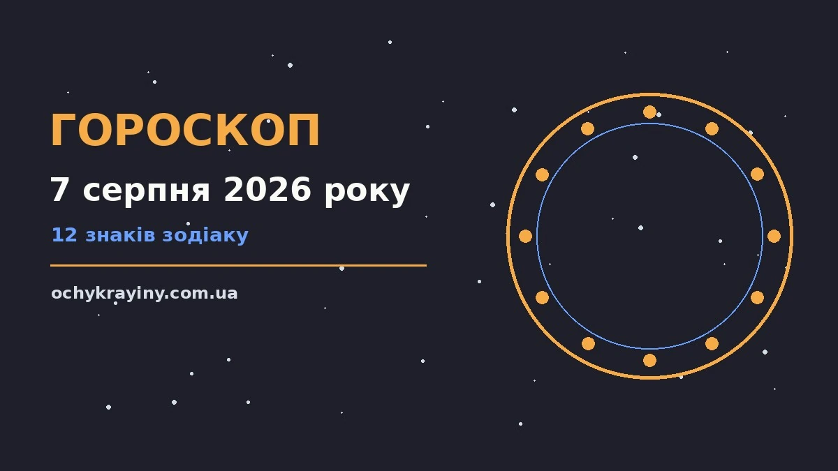 Гороскоп на 7 серпня 2026 року: можливості цього дня для спокійних і точних рішень