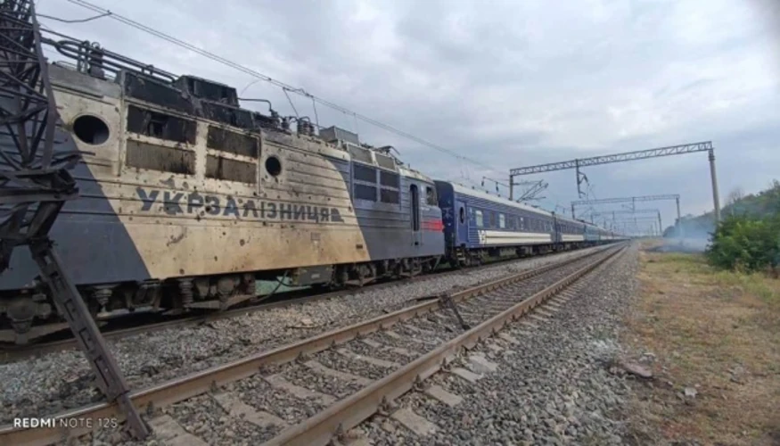 Наслідки удару та евакуація пасажирів потяга №147 в Одеській області 23 серпня