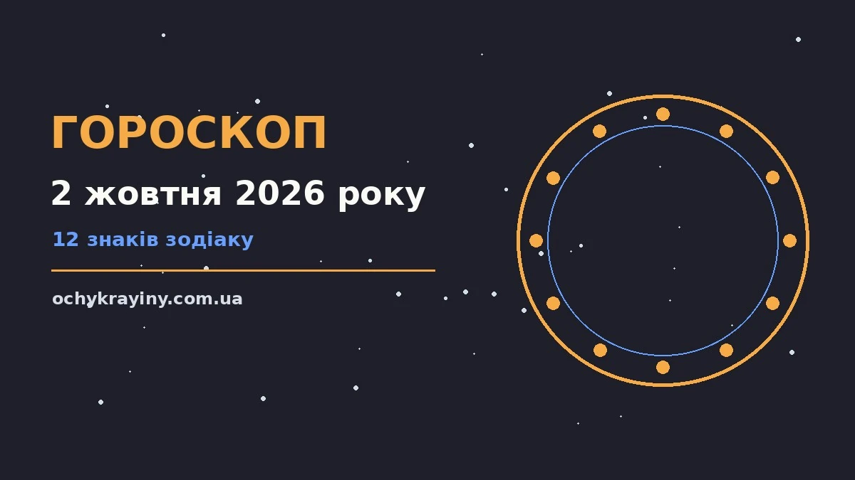 Гороскоп на 2 жовтня 2026 року: можливості цього дня для спокійних і точних рішень