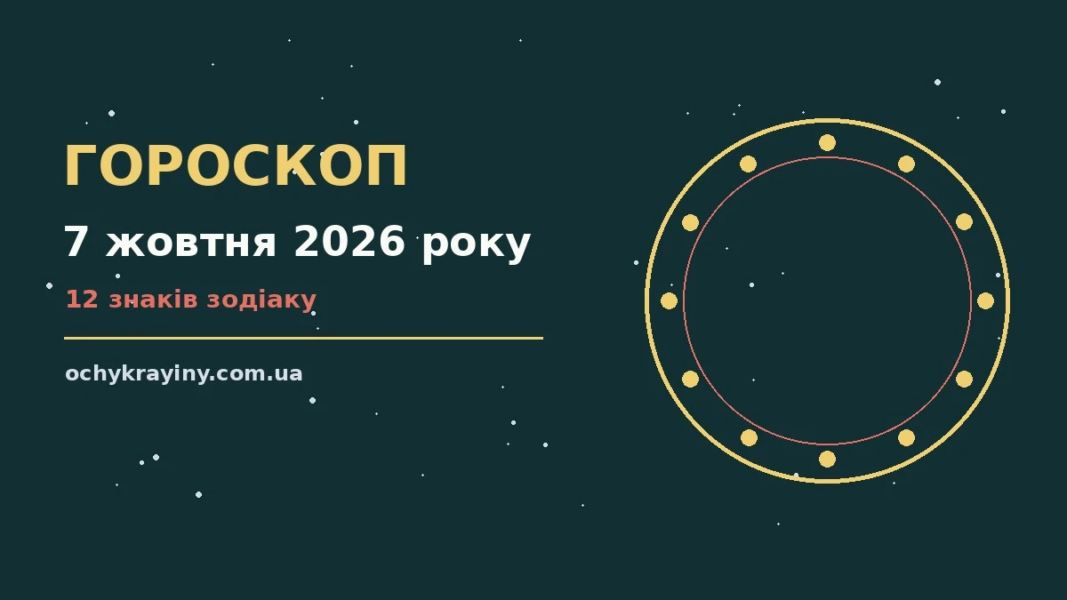 Гороскоп на 7 жовтня 2026 року: можливості цього дня для спокійних і точних рішень